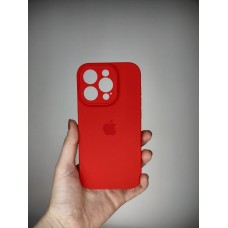 Силіконовий оригінальний чохол RoundCam для Apple iPhone 14 Pro (05) Product RED