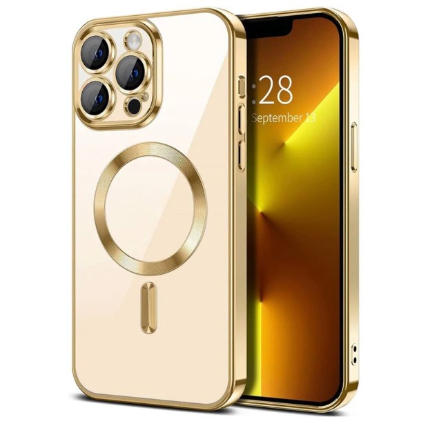 Чехол UMKU Shining with MagSafe Apple iPhone 11  (Dark Gold)
