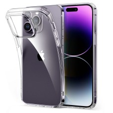 Силикон WS Apple iPhone 14 Pro Max (Прозрачный) (Уценка) (Категория 2)