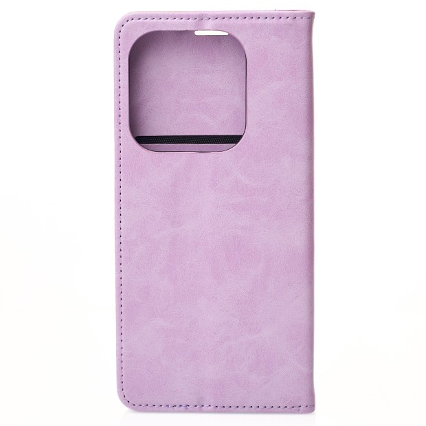 Чохол-книжка Leather Elegant Xiaomi Redmi Note 14 5G (Темна фіалка)