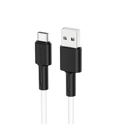 USB-кабель Borofone BX31 Silicone (Type-C) (Белый)