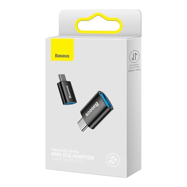 Переходник OTG Baseus Type-C to USB 3.1 CAAOTG-01 (Чёрный)