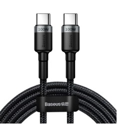 USB-кабель Baseus Cafule PD2.0 100W (2м) (Type-C на Type-C) (Чорний) CATKLF-ALG1..