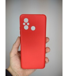 Силикон Original Xiaomi Redmi 12C / 11A (ShutCam) (Красный)