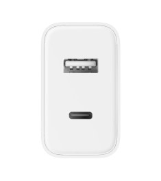 Адаптер живлення Xiaomi Mi Wall Charger 33W (Type-A + Type-C) (Білий) (Оригіналь..