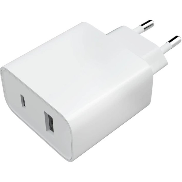 СЗУ-адаптер Xiaomi Mi Wall Charger 33W (Type-A + Type-C) (Белый) (Original Assembly) СЗУ-адаптер Xiaomi Mi Wall Charger 33W (Type-A + Type-C) (Белый) (Original Assembly)