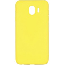 Силикон iNavi Color Samsung Galaxy J4 (2018) J400 (жёлтый)