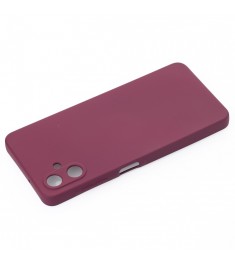 Силіконовий чохол Original Premium для Samsung Galaxy A06 (ShutCam) (Бордовий)