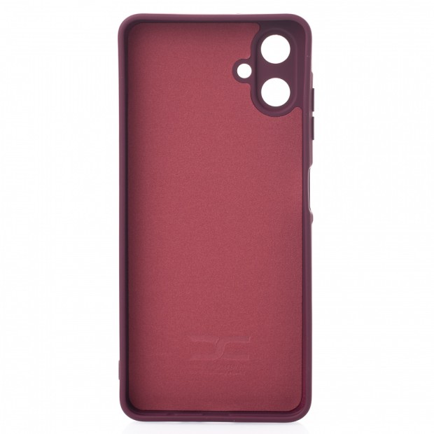 Силіконовий чохол Original Premium для Samsung Galaxy A06 (ShutCam) (Бордовий)
