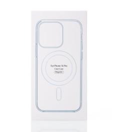 Чохол Clear Case with MagSafe для Apple iPhone 16 Pro (Прозорий)