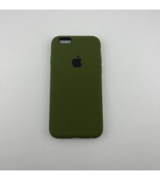 Оригінальний силіконовий чохол Apple iPhone 6  /  6s (46) Глибокий Зелений