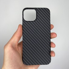 Чехол-накладка Carbon MagSafe для Apple iPhone 14 (Чёрный) (Уценка) (Категория 1)