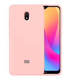 Силикон Original 360 Case Logo Xiaomi Redmi 8A (Розовый)