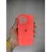 Силіконовий оригінальний чохол RoundCam для Apple iPhone 14 Pro (50) Кораловий.