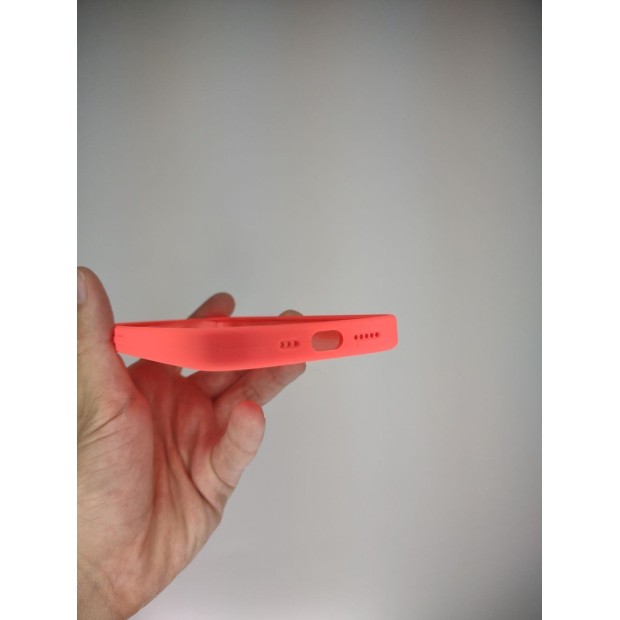 Силіконовий оригінальний чохол RoundCam для Apple iPhone 14 Pro (50) Кораловий.