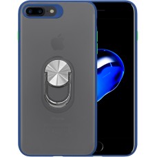 Totu Ring Magnetic Case Cover for Apple iPhone 7 Plus  /  8 Plus (Blue)