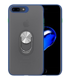 Totu Ring Magnetic Case Cover for Apple iPhone 7 Plus  /  8 Plus (Blue)