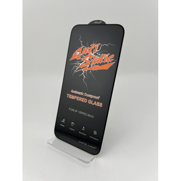 Защитное стекло 5D Statica HD Apple iPhone 15 Pro Max Black