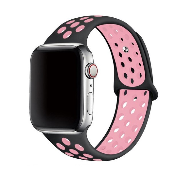 Ремінець Nike для Apple Watch 42  /  44 мм (чорно-рожевий)