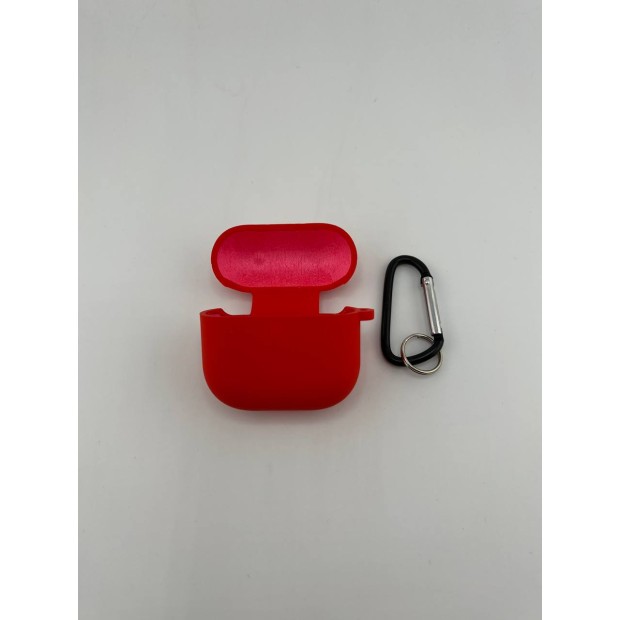 Чехол для наушников Full Silicone Case with Microfiber Apple AirPods 4 (05) Product RED