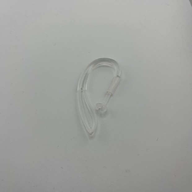 Завушна дужка силіконова пластиково-вигнута для Bluetooth-гарнітури (S) (Прозора)