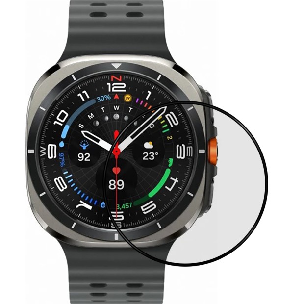Защитное стекло 5D Samsung Galaxy Watch Ultra Black