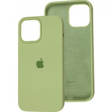 Силіконовий оригінальний круглий чохол для Apple iPhone 13 (83) Авокадо