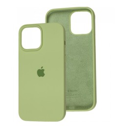 Силіконовий оригінальний круглий чохол для Apple iPhone 13 (83) Авокадо