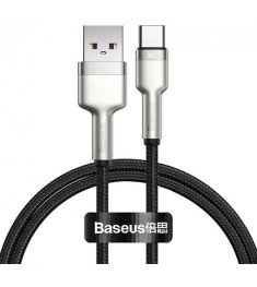 USB-кабель Baseus Cafule Metal Data 66W (1m) (Type-C) (Чёрный) CAKF000101