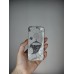 Силикон Glitter Apple iPhone 5 / 5s / SE (Silver Dress)