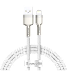 USB-кабель Baseus Cafule Metal Data 20W (1м) (Type-C на Lightning) (Білий) (Зниж..