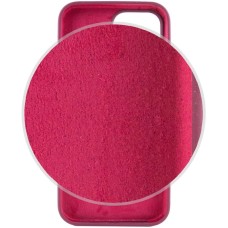 Силіконовий оригінальний круглий чохол для Apple iPhone 16 Pro (28) баклажан.