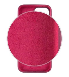 Силіконовий оригінальний круглий чохол для Apple iPhone 16 Pro (28) баклажан.