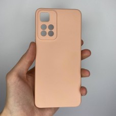Силикон Original 360 Case Xiaomi Redmi Note 11 Pro Plus 5G (ShutCam) (Персиковый)