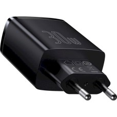 Адаптер Baseus Compact 30W QC + PD (2USB  /  1Type-C) (Чорний) CCXJ-E01