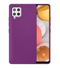 Силіконовий Original 360 чохол для Samsung Galaxy A42 (Бузковий)