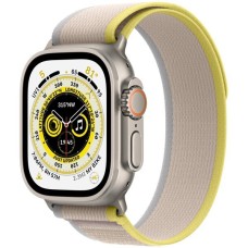 Смарт-часы Apple Watch Ultra 49mm (Natural Titanium) (Orange Alpine Loop) (L) (Grade A) 89% Б/У O