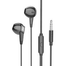 Проводные наушники-гарнитура вкладыши Borofone BM68 (Чёрный)