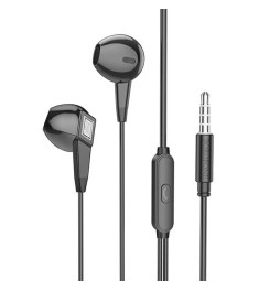 Провідні навушники-гарнітура вкладиші Borofone BM68 (Чорний)