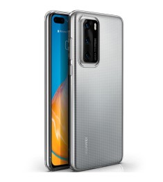 Силіконовий прозорий чохол Virgin для Huawei P40