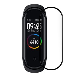 Захисне скло 5D Xiaomi Mi Smart Band 4 Чорне. Захисне скло 5D Xiaomi Mi Smart Band 4 Чорне.