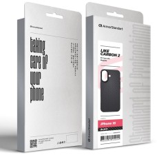 Чехол-накладка Carbon2 MagSafe для Apple iPhone 16 (Чёрный)