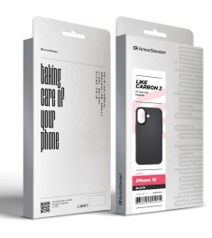 Чохол-накладка Carbon2 MagSafe для Apple iPhone 16 (Чорний)