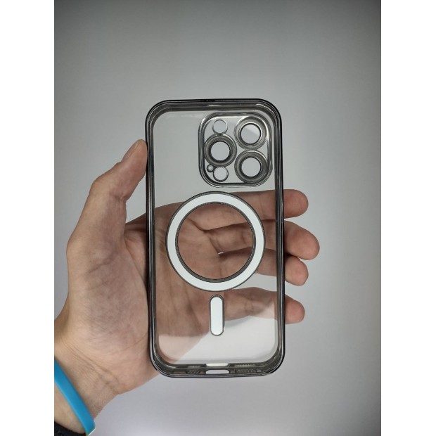 Чохол UMKU Shining with MagSafe для Apple iPhone 14 Pro (Чорний)