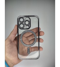 Чохол UMKU Shining with MagSafe для Apple iPhone 14 Pro (Чорний)