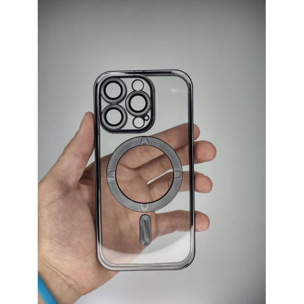 Чохол UMKU Shining with MagSafe для Apple iPhone 14 Pro (Чорний)