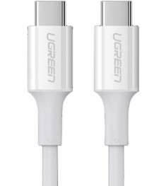 USB-кабель UGREEN US300 100W (1m) (Type-C to Type-C) (White) (60551)