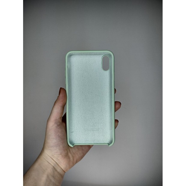 Силикон Original Case Apple iPhone XS Max (Yellow cream)