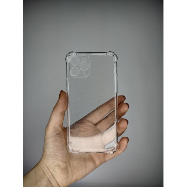 Силікон 6D Apple iPhone 11 Pro (ShutCam) (Прозорий)