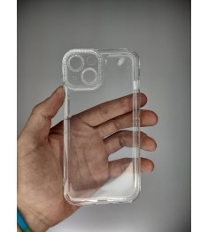 Silicone Case Diamond Apple iPhone 14 (Transparent)